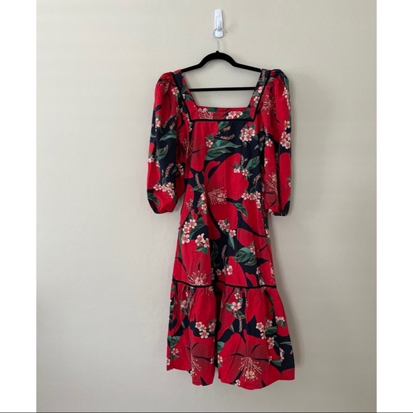 FARM RIO Jamila Floral Midi Dress Small - Picture 3 of 6